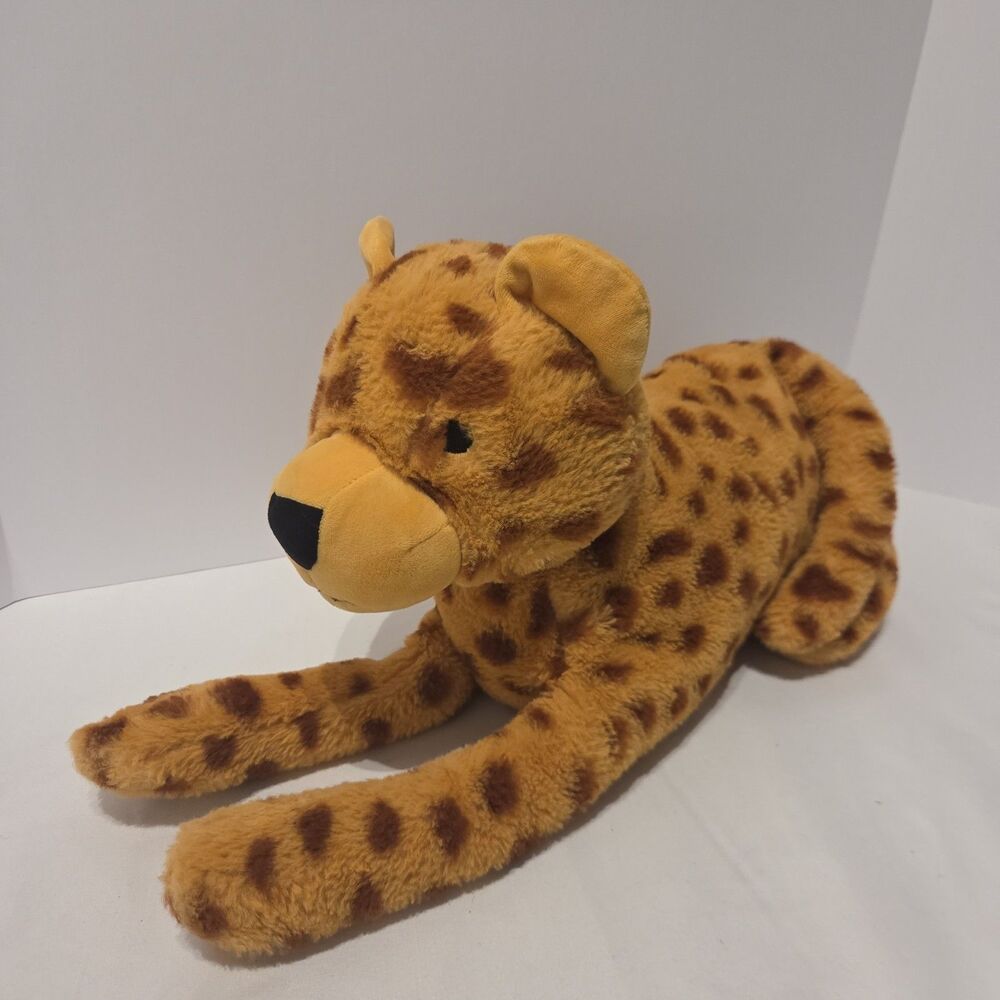Pillowfort Cheetah Throw Pillow Plush Stuffed Animal Yellow Spotted Wild Cat 17"